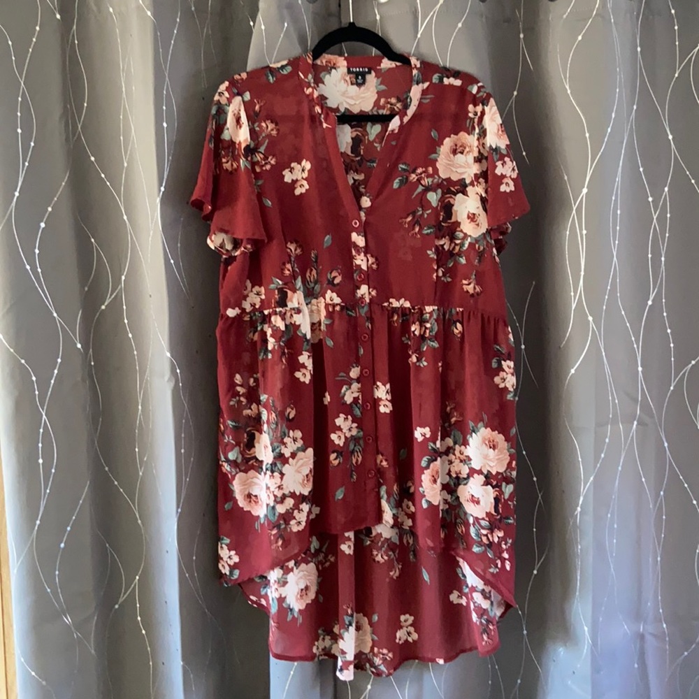 Torrid Chiffon Top